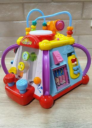 Мультибокс - мультикуб, пирамида - логика, развивающая музыкальный игровой центр