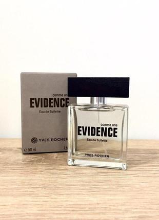 Туалетная вода comme une evidence homme 50 мл ив роше1 фото