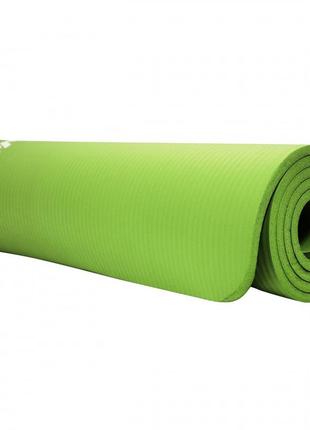 Коврик (мат) спортивный sportvida nbr 180 x 60 x 1 см для йоги и фитнеса sv-hk0248 green7 фото