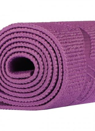 Коврик спортивный sportvida pvc 6 мм для йоги и фитнеса sv-hk0052 violet9 фото