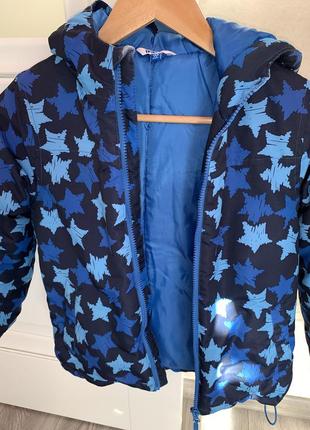 Демисезонная куртка на мальчика, куртка со звёздами8 фото