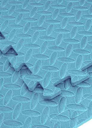 Мат-пазл (ласточкин хвост) cornix mat puzzle eva 120 x 120 x 1 cм xr-0235 sky blue3 фото