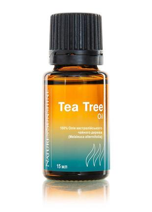 Олія чайного дерева антибактеріальна натуральна, tea tree oil, nature's sunshine products, сша,15 мл1 фото