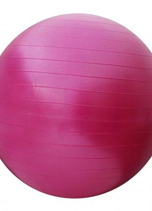 М'яч для фітнесу (фітбол) sportvida 55 см anti-burst sv-hk0287 pink1 фото