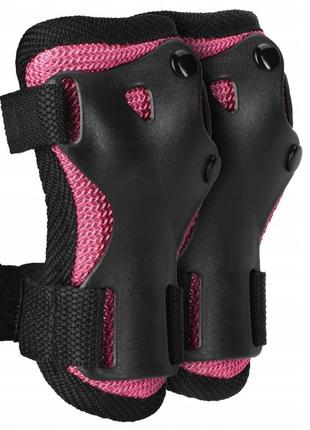 Комплект захисний sportvida 3 в 1 sv-ky0006-l size l black/pink6 фото