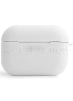 Чехол для airpods pro 2 slim white / белый5 фото