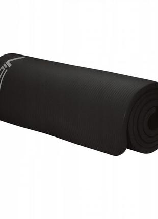 Килимок (мат) для йоги та фітнесу sportvida nbr 1.5 см sv-hk0167 black5 фото