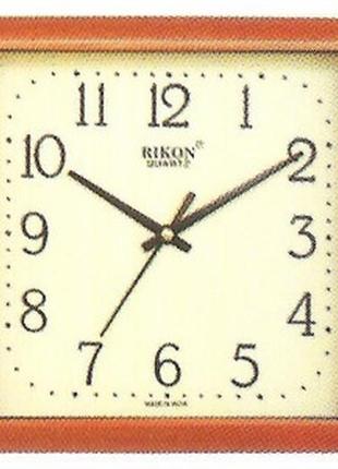 Часы настенные rikon 21х21 см часы настенные механические часы настенные на батарейках часы настенные на кухню