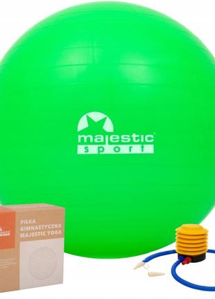 Мяч для фитнеса (фитбол) majestic sport 55 см anti-burst gvp5028/g