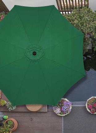 Зонт садовый стоячий (для террасы, пляжа) с наклоном springos 290 см gu00197 фото