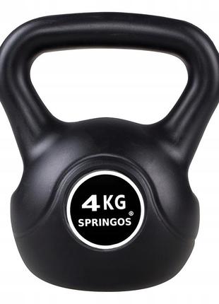 Гиря спортивна (тренувальна) springos 4 кг fa1001