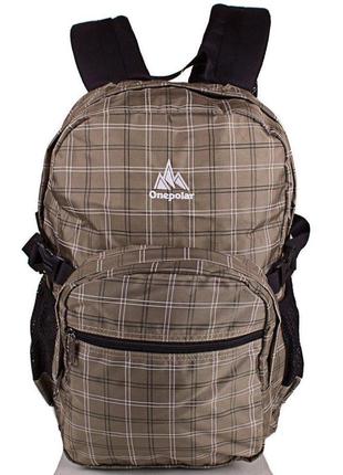 Мужской рюкзак для ноутбука хаки onepolar w1573-khaki2 фото