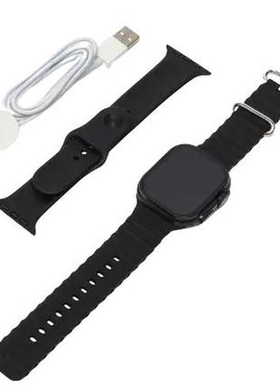 Смарт часы watch l8 ultra max. цвет черный6 фото