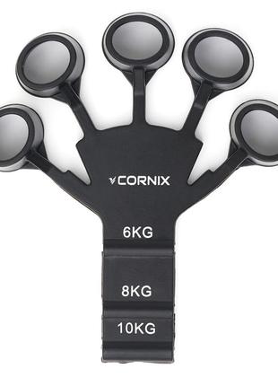 Эспандер для пальцев и запястья cornix finger gripper 6-10 кг профессиональный xr-02213 фото