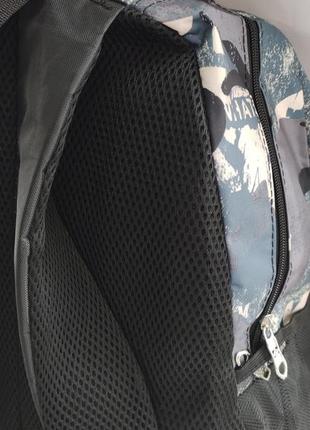 Рюкзак спортивный мужской комуфляж серый3 фото