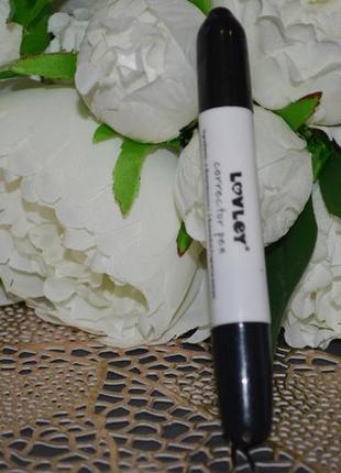 Фирменная ручка корректор для идеального маникюра lovley corrector pen2 фото