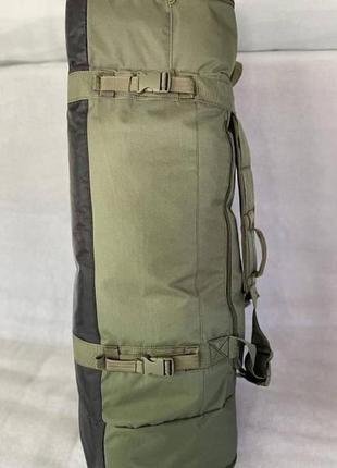 Баул-рюкзак 140 л олива3 фото