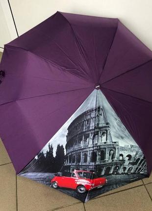 Зонт женский полуавтоматический атлас toprain 4652 фото