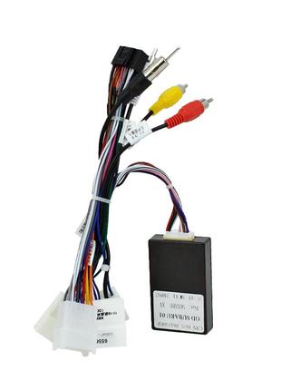 Адаптер штатного усилителя feeldo feeldo subaru xv/crosstrek 2017+/forester 17-19 + can-bus box (6556) kro-89