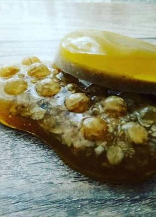 Натуральное овсяно-медовое мыло