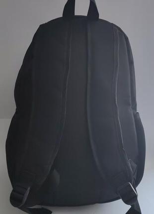 Рюкзак чоловічий чорний текстиль з логотипом10 фото
