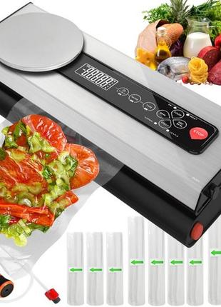 Вакуумный упаковщик вакууматор для продуктов с весами и набором пленок ruhhy 22533 польша
