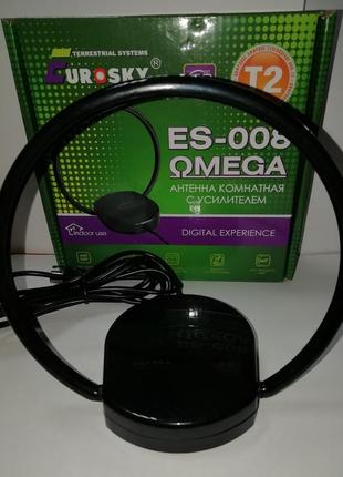 Ефірна антена т2 eurosky es-008 omega активна