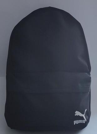 Рюкзак чоловічий чорний текстиль з логотипом