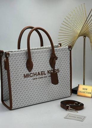 Женская сумка michael kors mirella large tote bag