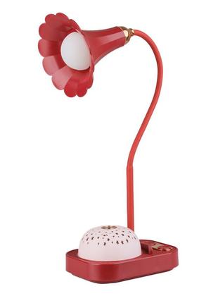 Детская лампа ночник с проэкцией звездного неба 3.2 вт красная