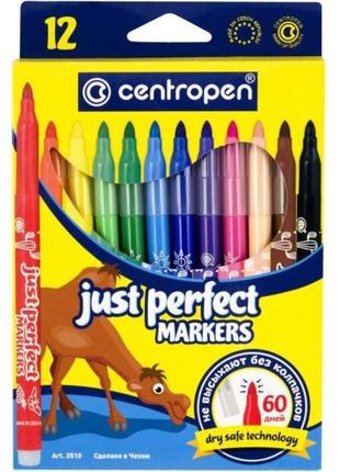 Набор фломастеров centropen perfect 12 шт