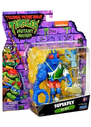 Черепашки ниндзя фигурка суперфлай игровая фигурка tmnt teenage mutant ninja turtles superfly