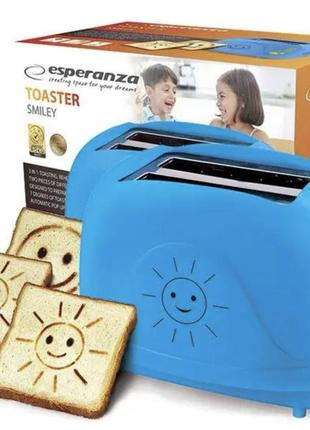 Тостер esperanza smiley ekt003b