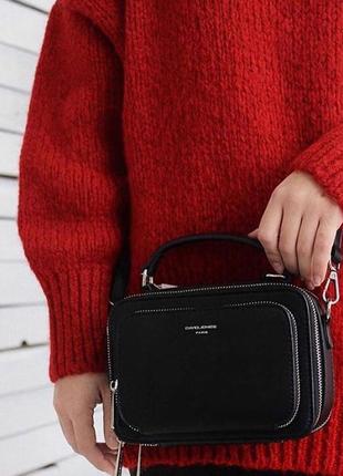 Сумка на довгій ручці cross-body сумочка трендова і стильна кроссбоди david jones