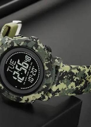 Брендовий чоловічий годинник skmei 2095cmgn, водостійкий тактичний годинник, he-535 армійський годинник3 фото