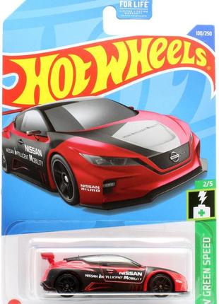 Машинка hot wheels - nissan leaf nismo rc_02 - 2022 green speed (#100) - hct78