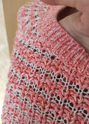 Розовый персиковый свитер кофта джемпер2 фото