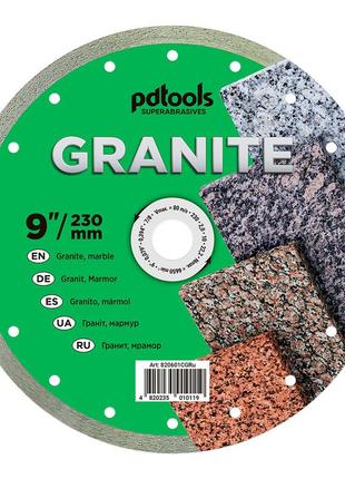 Круг алмазний вiдрiзний granite 1a1r 230 для ручного інструменту