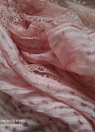 Пудрово рожевий шарф moddisson2 фото