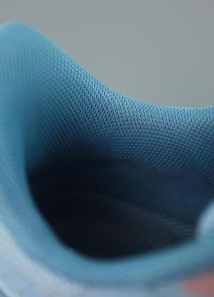 Кроссовки женские из текстиля на шнуровке демисезон голубые на светлой подошве 36 37 38 39 405 фото