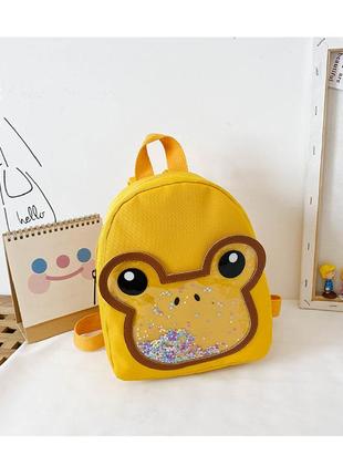 Детский рюкзак, желтый5 фото