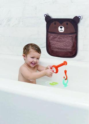 Детская сумка-органайзер в ванную на присоску freeon racoon2 фото