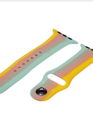 Спортивний ремінець rainbow anchor для apple watch 38 mm, apple watch 40 mm розмір l