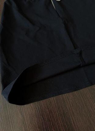 Юбка черная стильная школьная мини юбка6 фото