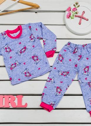 Пижама теплая детская  329-312 (байка)  фламинго-текстиль