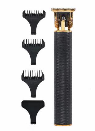 Тример професійний акумуляторний з насадками 10 вт машинка для стрижки волосся та бороди vgr v-179
