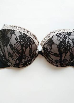 Мереживний бюстгальтер чорний мережива білий 75в формована чашка бюстгалтер ліфчик мереживо