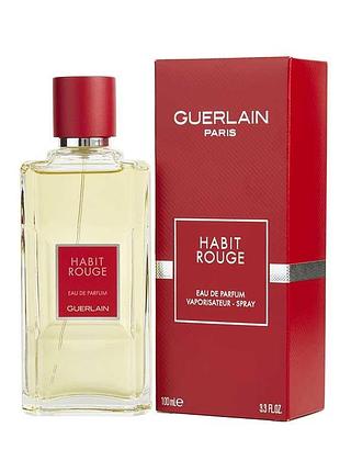 Guerlain habit rouge набор ( туалетная вода 100мл + гель для душа 75мл)