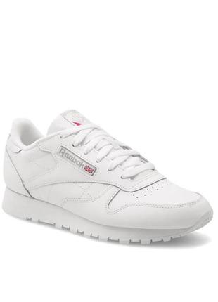 Reebok classic junior кроссовки кожаные1 фото