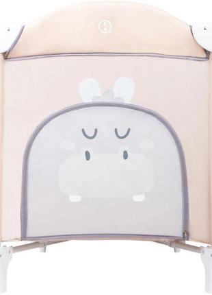 Кровать-манеж детская freeon balloon hippo beige2 фото